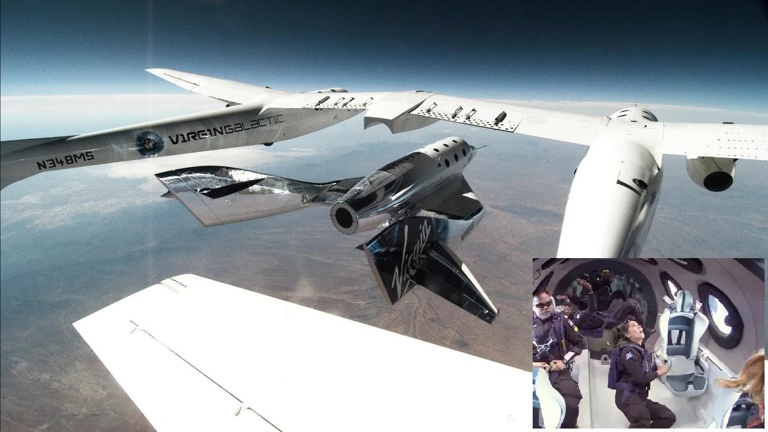 Virgin Galactic's to Launch 1st Ukrainian Woman to Space  And 3 Others  on Galactic 06 Suborbital Flight Today