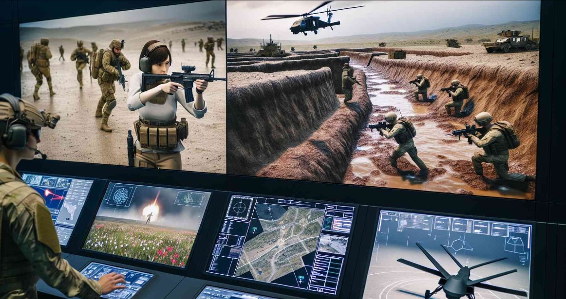 New Military Simulations Unveiled: Shooting, Trench War, Drones Take Center Stage