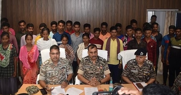 30 Naxalites, Including 9 with ₹39 Lakh Bounties, Surrender in Chhattisgarh