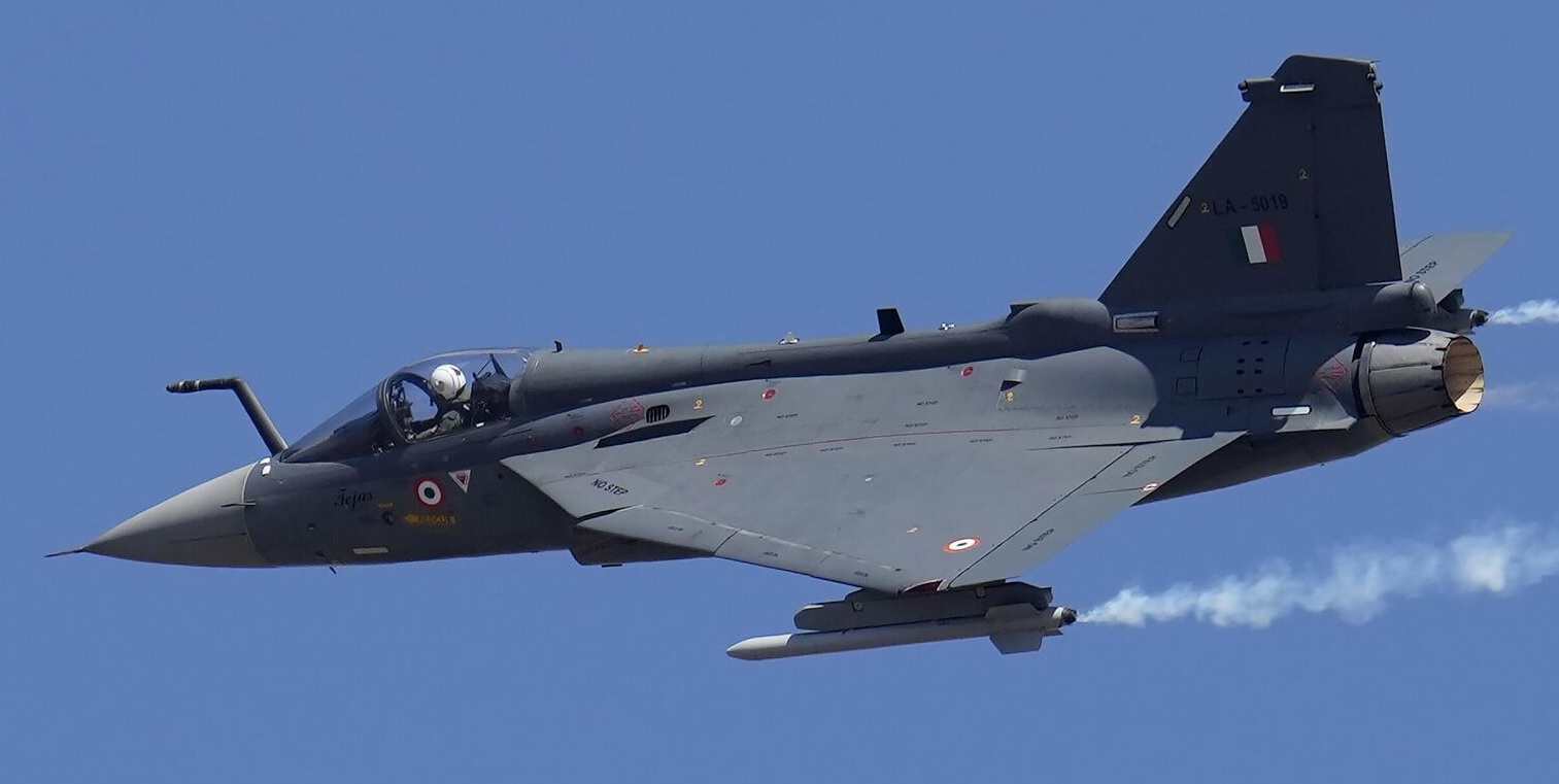 Tejas Light Combat Aircraft Successfully Deploy the Griffin Laser Guided Bomb  in Vayu Shakti 2024