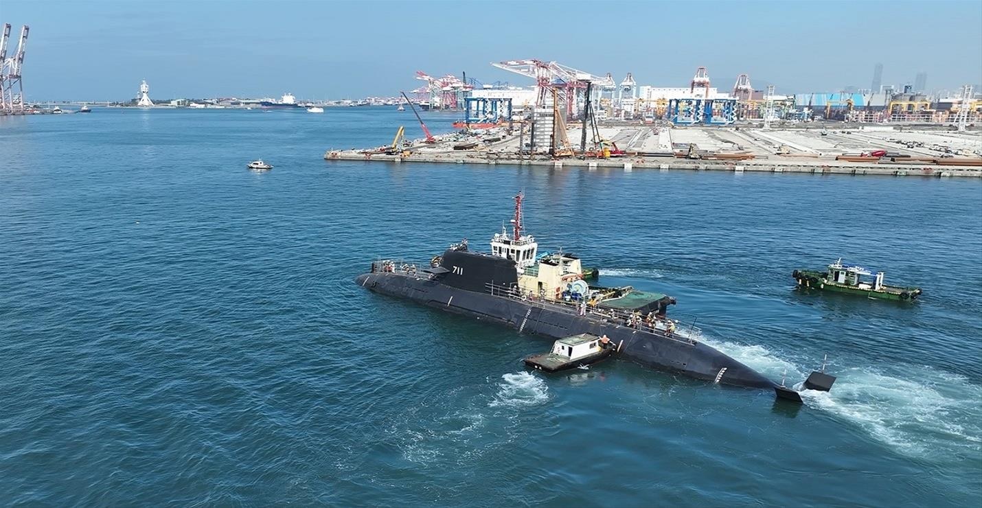 Taiwan's Indigenous Submarine 'Hai Kun' Set for April Sea Trials