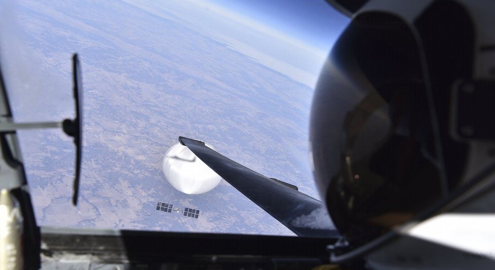 NORAD Fighters Jet Intercept High Altitude Balloon over US