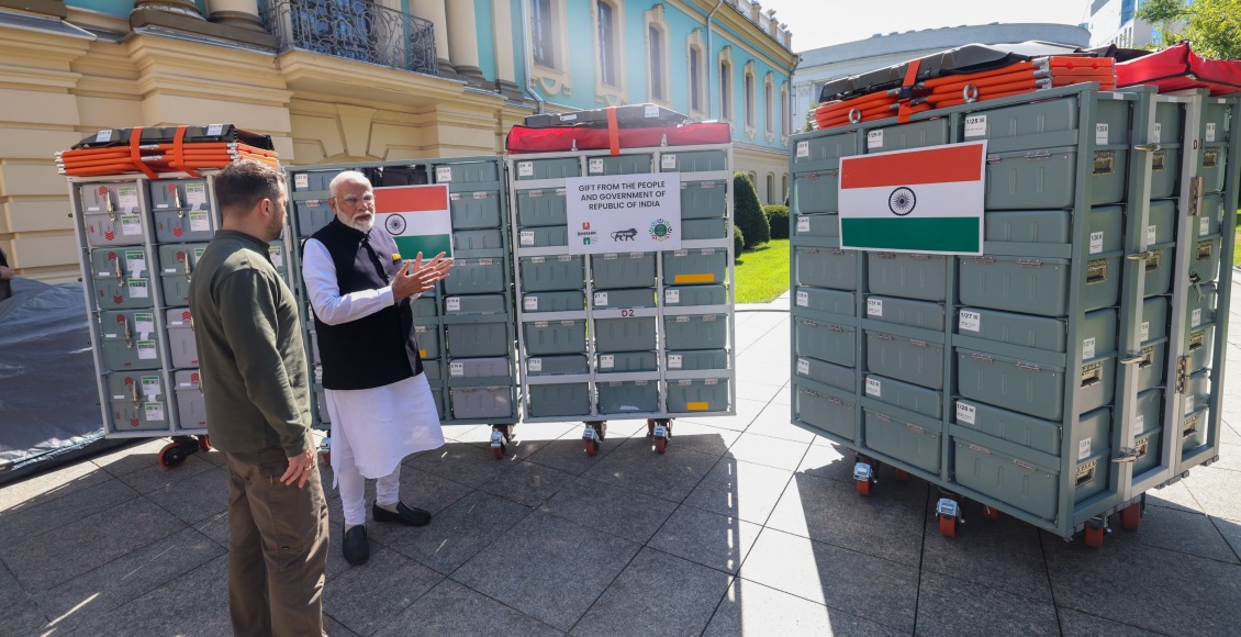 PM Modi Gifts Ukraine Four 'BHISHM Cubes' for Emergency Medical Care: A Lifeline Amid Crisis