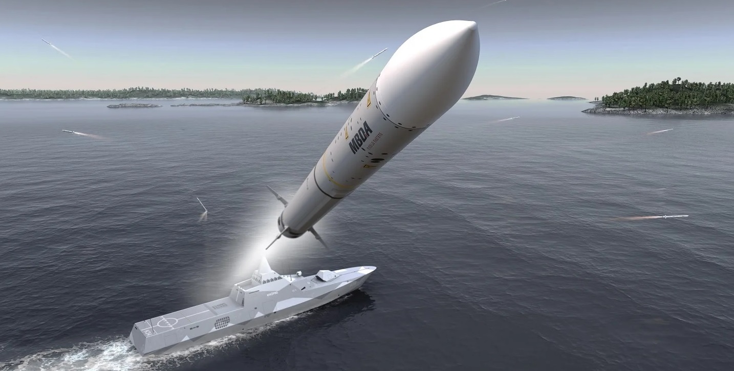 UK Navy First Comabt use CAMM/Sea Ceptor Air Defence Missiles to Takes Down Drones in Red Sea