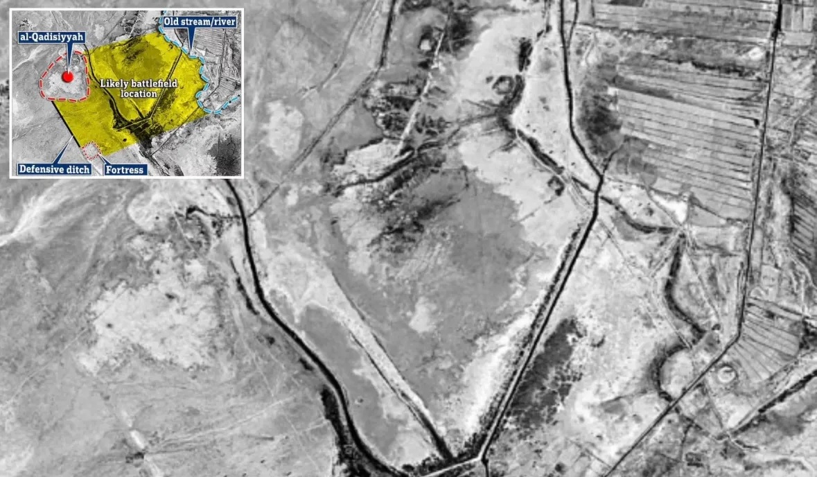 Hidden Histories: Declassified Satellite Images Reveal the 1,400-Year-Old Battlefield of Al-Qadisiyyah