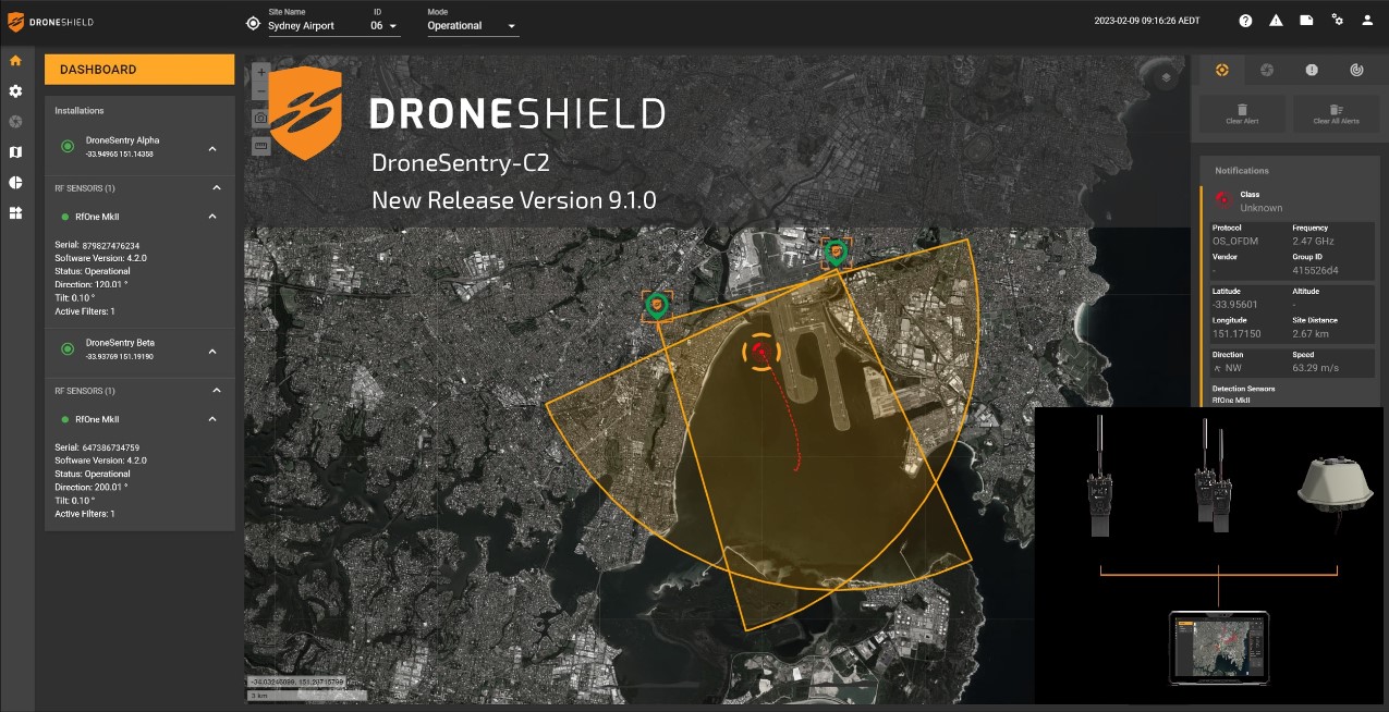 DroneShield Unveils DroneSentry-C2 Tactical in Response to High Demand