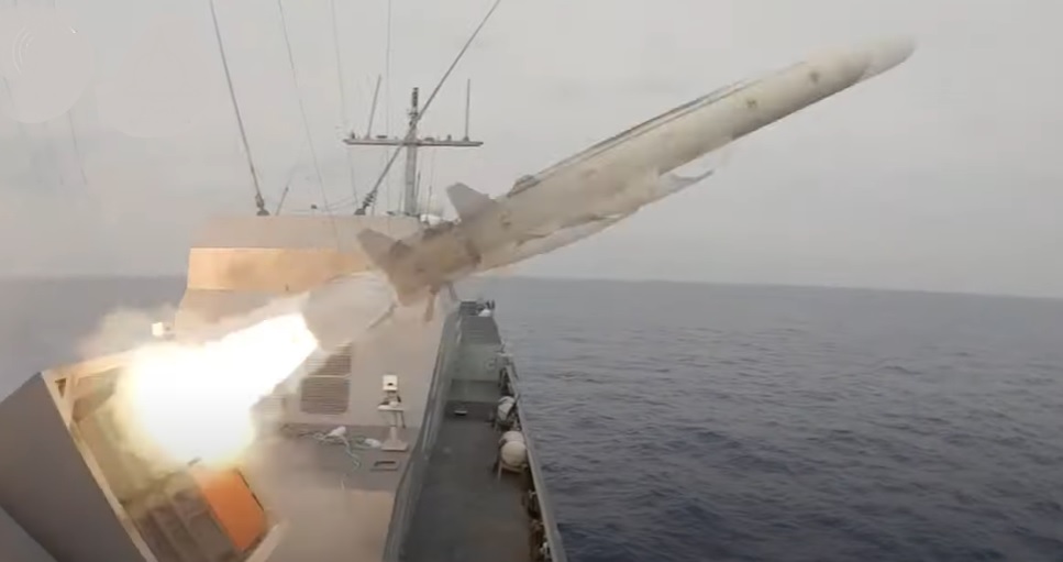 Israeli Navy Successfully Tests Gabriel 5 sea-to-sea Missile Developed by IAI