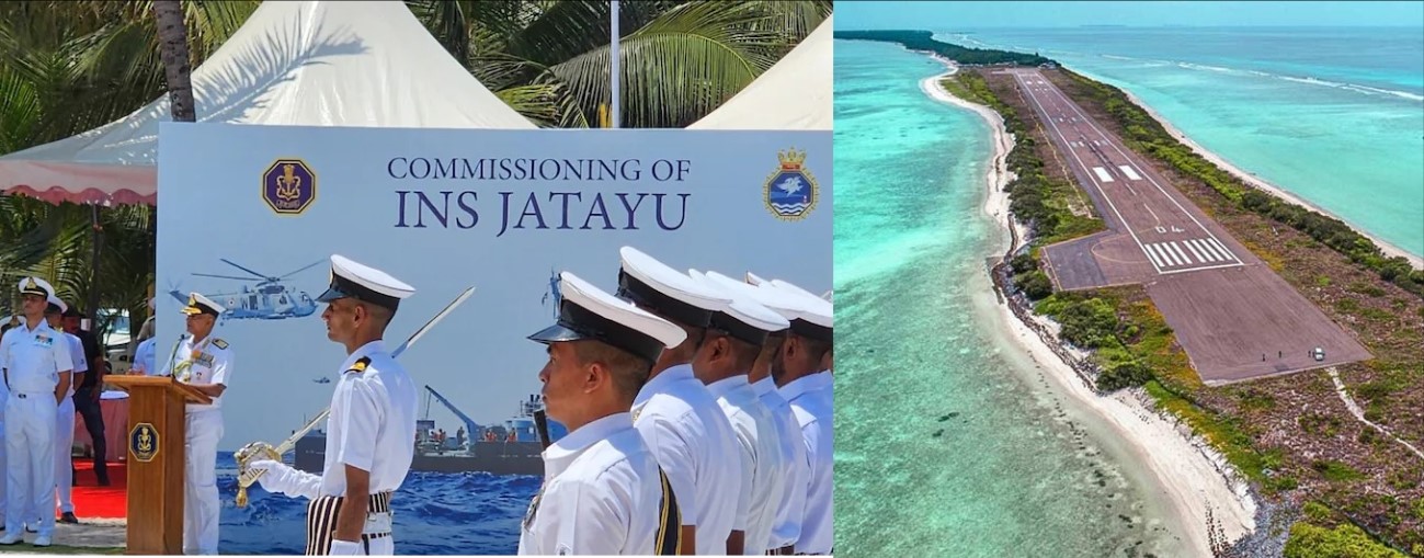  India Opens New Naval Base INS Jatayuat' Minicoy, Near Maldives