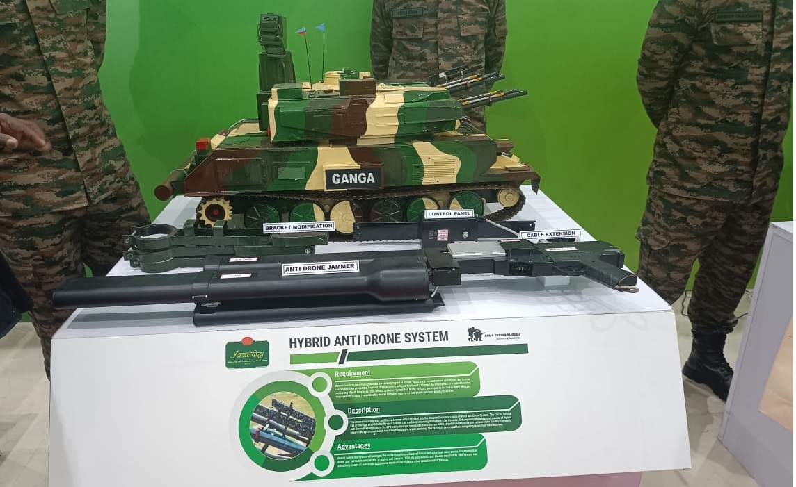 Indian Army Innovates Hybrid Anti-Drone Defense" Ganga ' Against Swarm Attacks