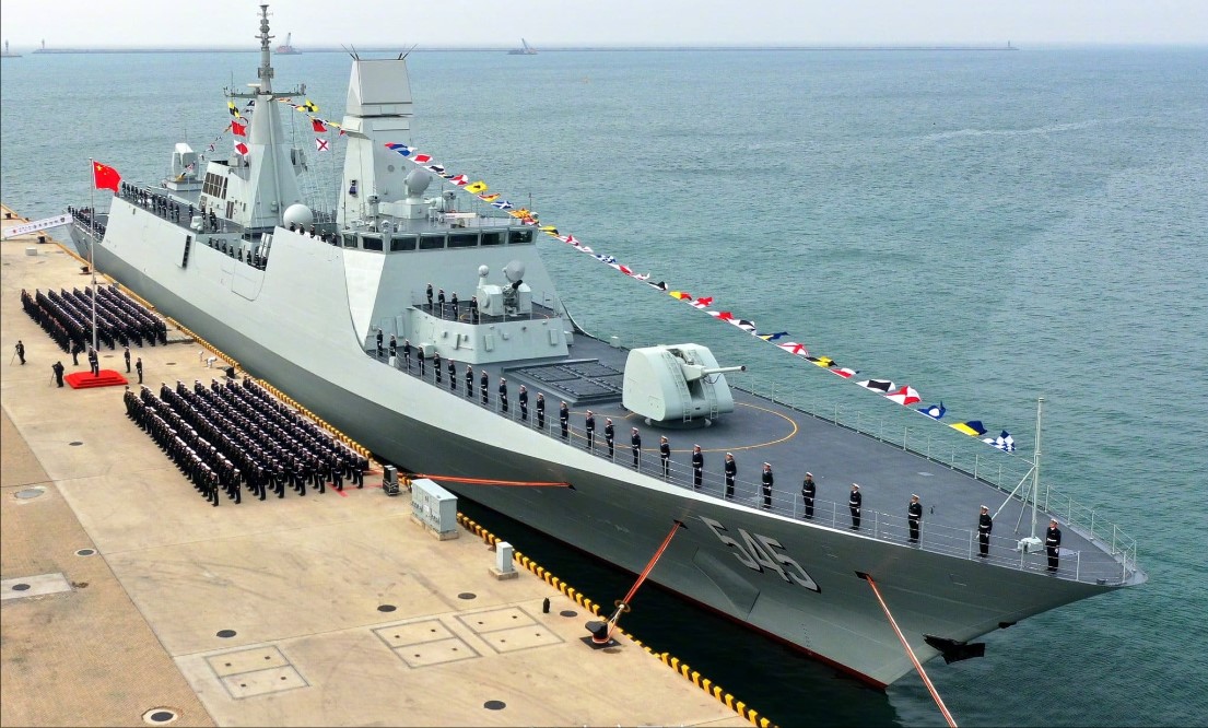 Chinese Navy Commissions First Type 054B Next-Gen Frigate