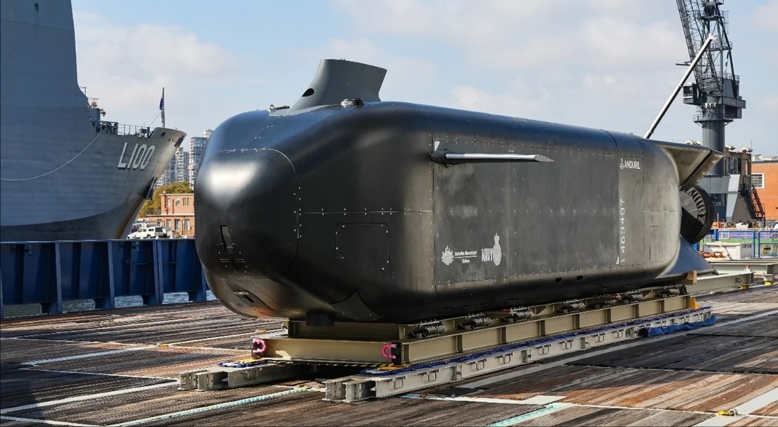 Anduril Industries Unveils First Ghost Shark Autonomous Undersea Vehicle for Royal Australian Navy