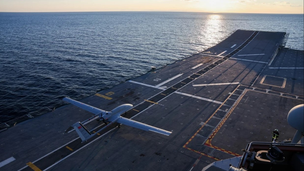 Bayraktar TB3 Becomes First UCAV to Take-Off & Landing on Short-Runway Carrier Operations