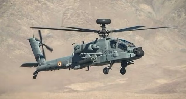 IAF Apache Helicopter Makes Emergency Landing in Ladakh; Pilots Safe