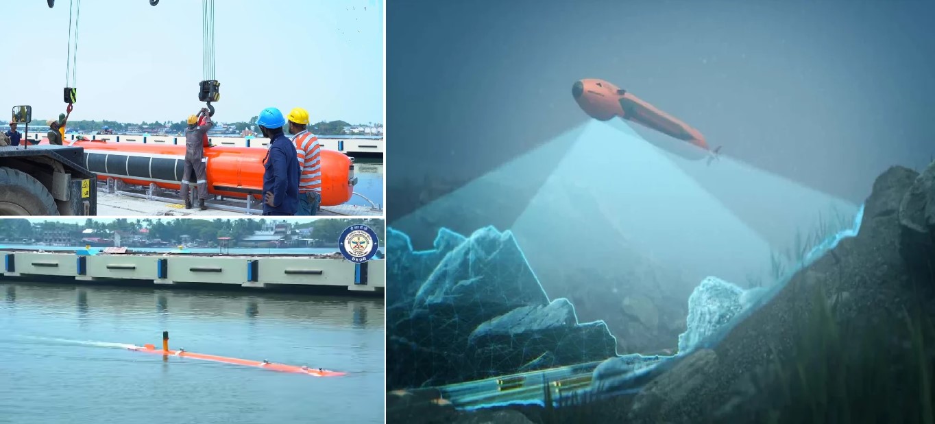 DRDO Successful Complete Surface Run Test of High Endurance Autonomous Underwater Vehicle