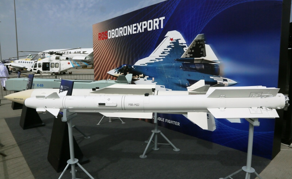 New Russian Air-to-Air Missile 'RVV-MD2' for Sukhoi Jets Unveiled at Dubai Air Show