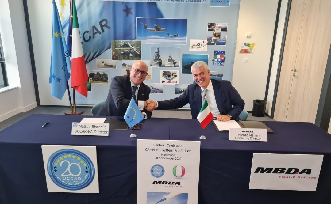 MBDA Enhances Italian Air Defence with CAMM-ER Upgrades